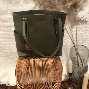 Olive green MK tote